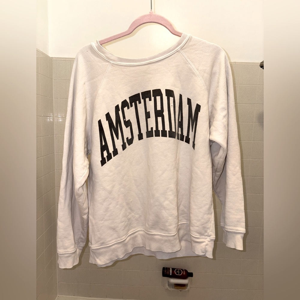 Free people classic crew sweatshirt Amsterdam